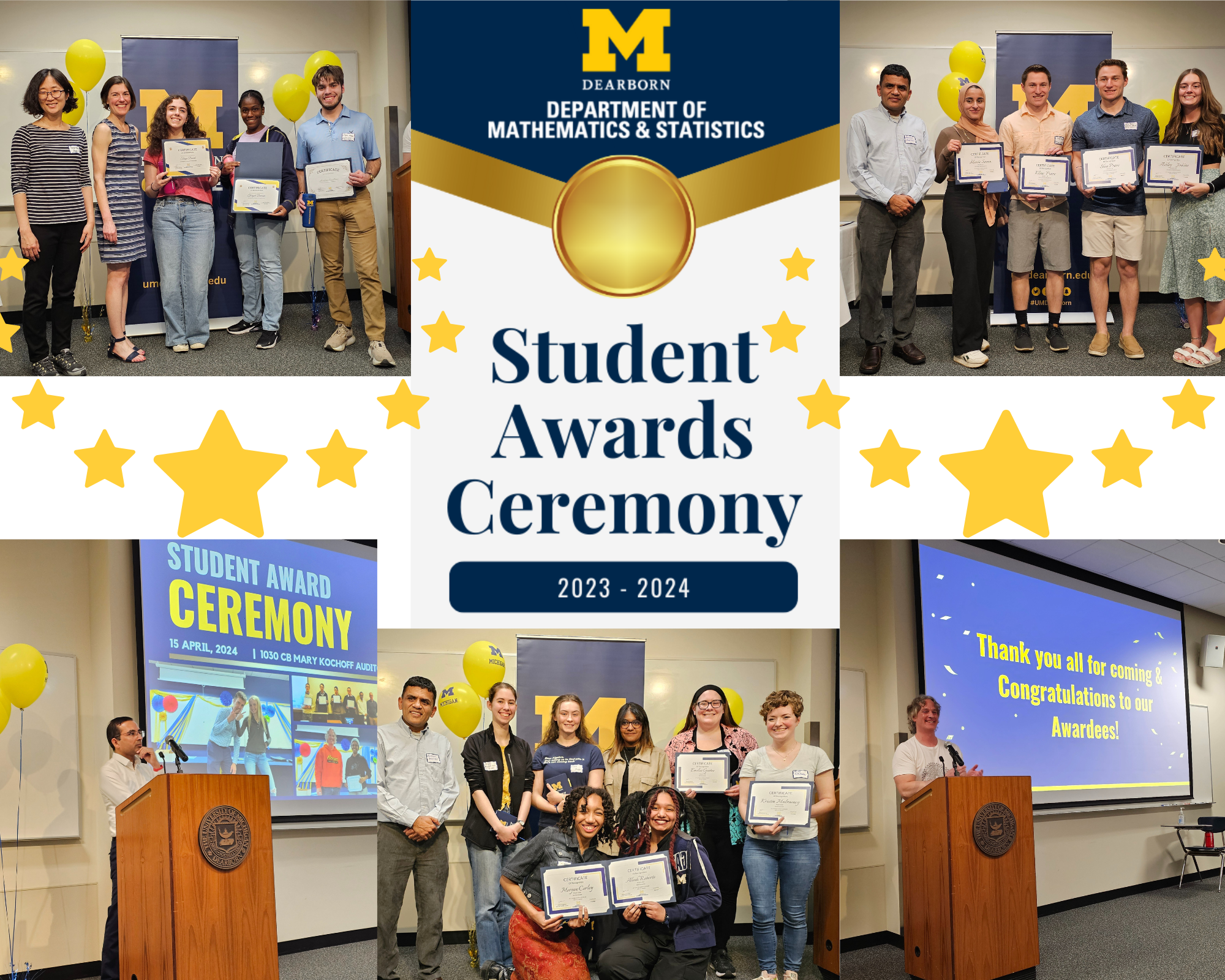 Student Awards Ceremony Collage