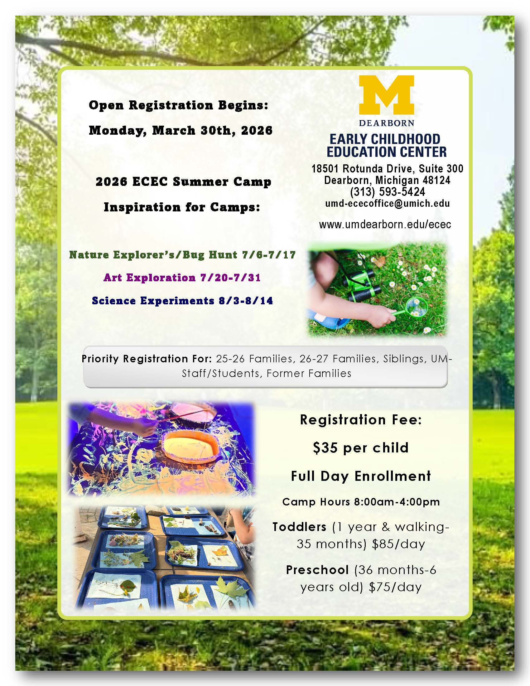 Summer Camp Flyer 2026