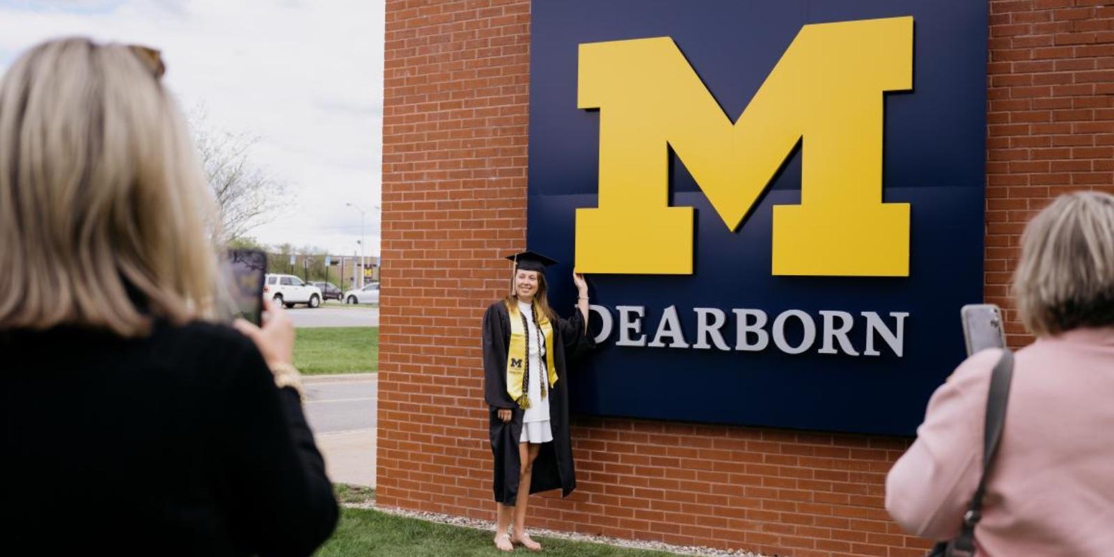 UM-Dearborn graduate at commencement 2023